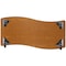 Flash Furniture Rectangle 26 W, 60 L, 25 H, Chrome, Laminate, Particleboard, Steel, Grey XU-A3060-CON-GY-T-P-CAS-GG - alternate 8